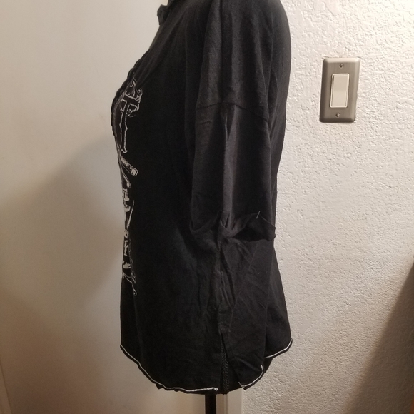 Vintage Cut up biker Shirt! - Picture 3 of 5